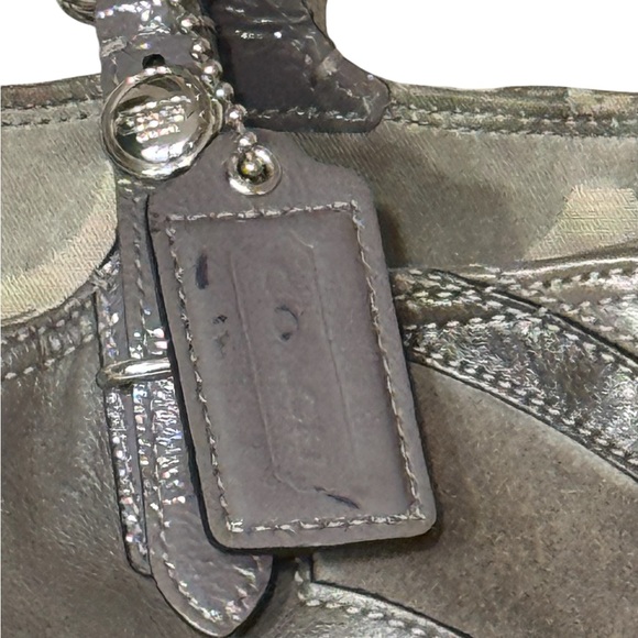 Coach Gray Patchwork Tote - Picture 2 of 12